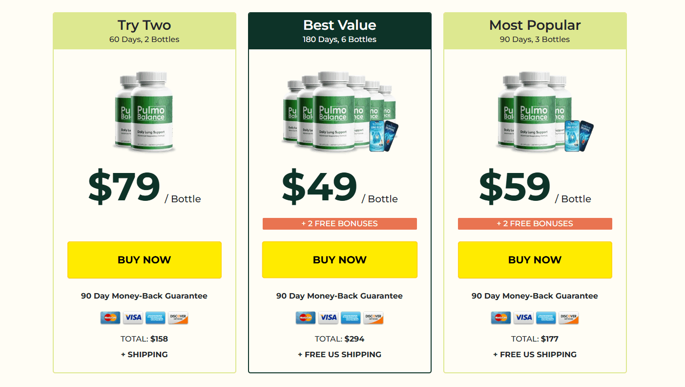 3 Days Pulmo Balance Offer